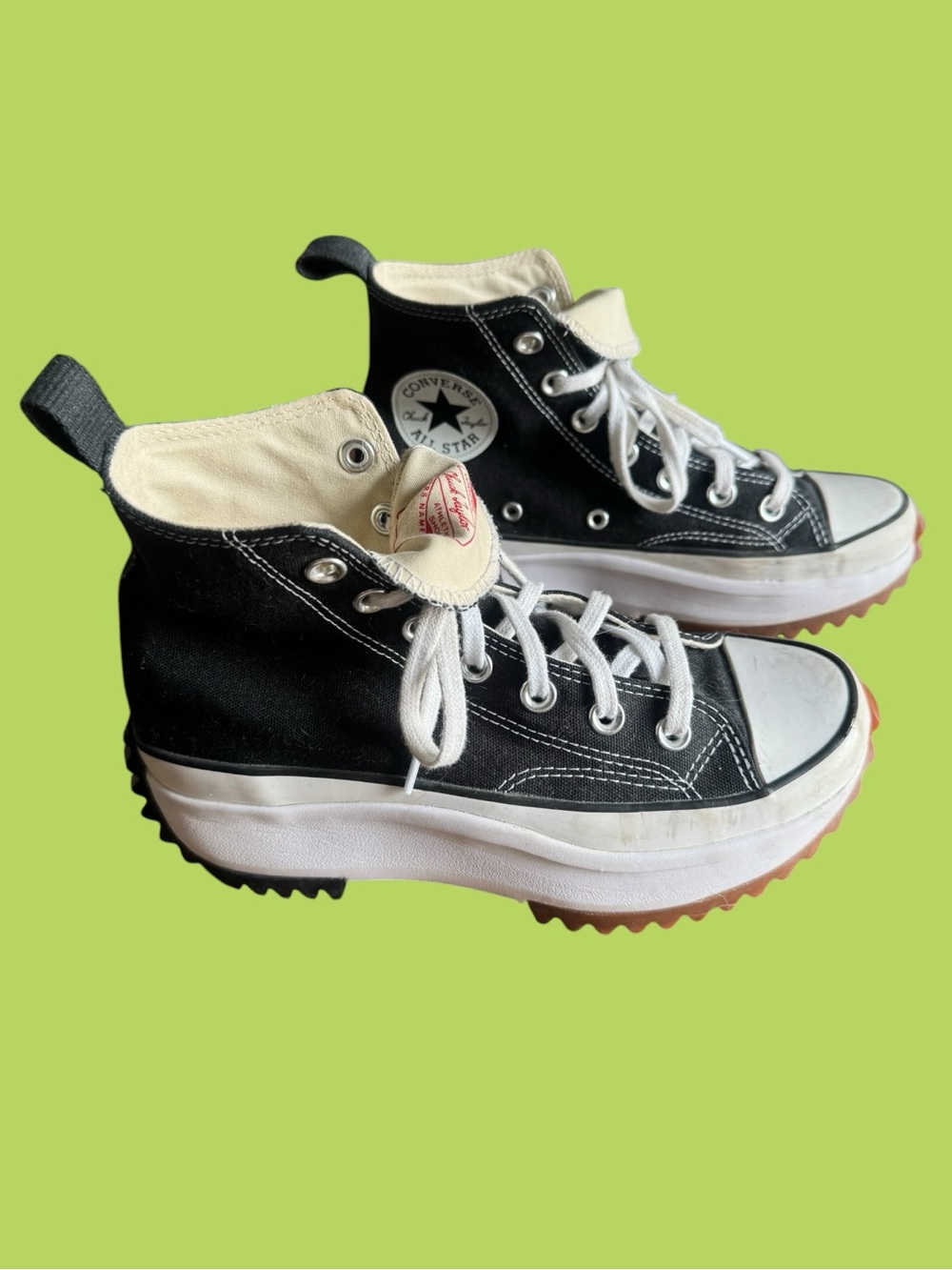 Converse Run Star Hike Platform Canvas High-Top Sneakers